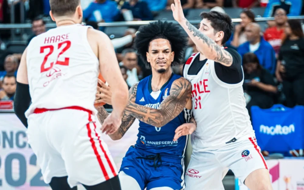 Chile sucumbió ante República Dominicana por las Clasificatorias de baloncesto