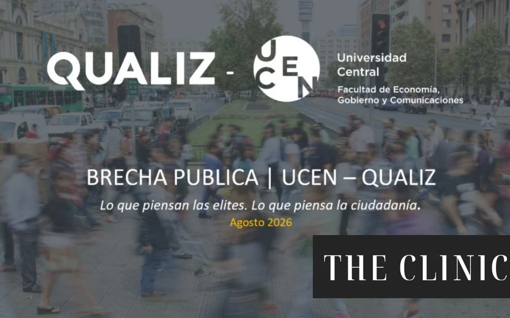 Encuesta Qualiz-U.Central revela brechas entre ciudadanía y mundo político