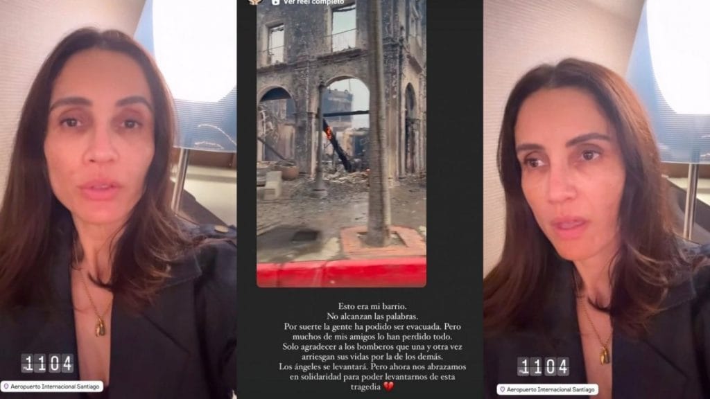 Leonor Varela narra entre lágrimas la evacuación por incendios en L.A.