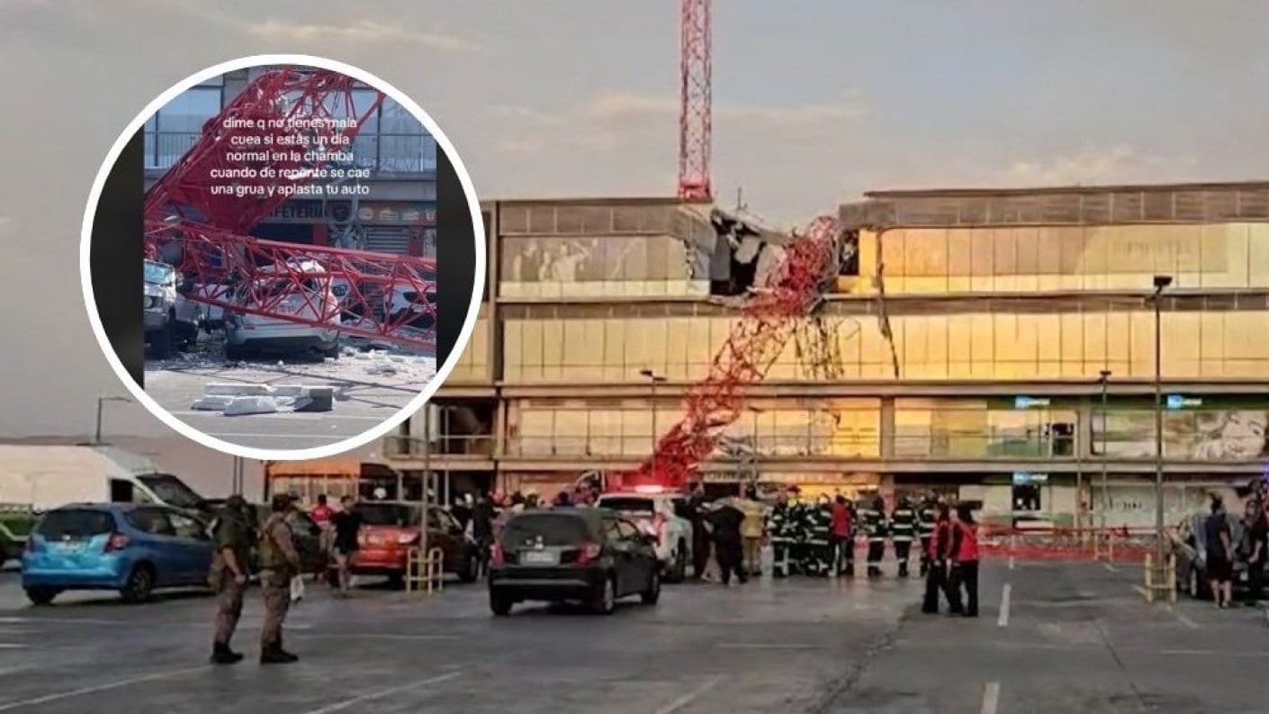 ¡Impactante! Auto aplastado por grúa en Arica: Mira el video viral en TikTok