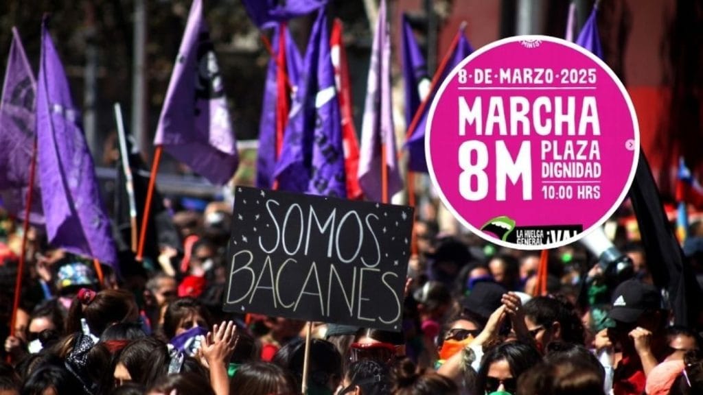8M en Santiago: Horario y ruta de la marcha por el Día de la Mujer