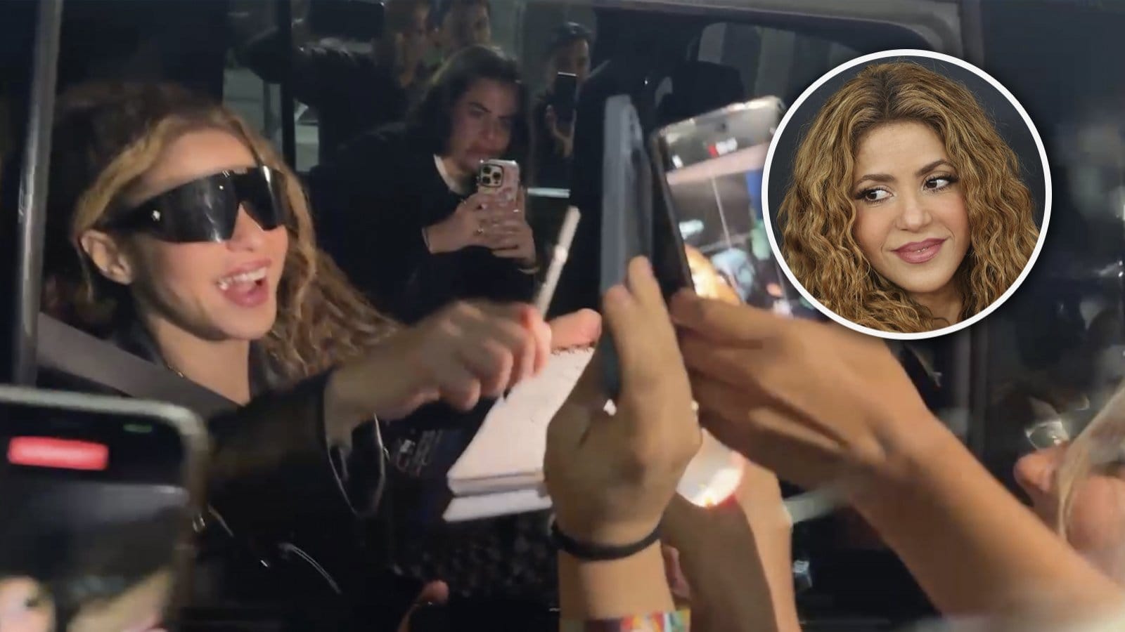 Así fue la llegada de Shakira a Chile: firmó autógrafos y estuvo con sus fans