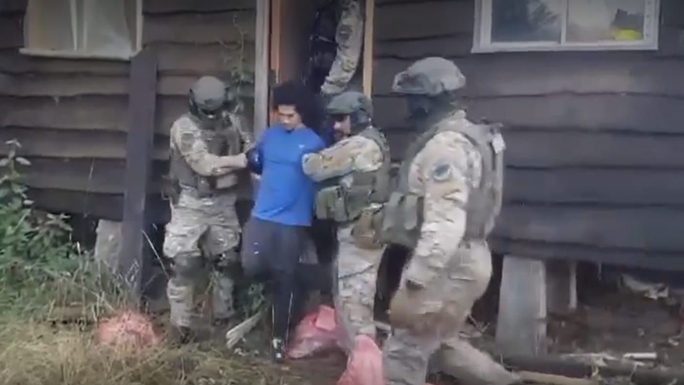 Impactante arresto de Tomás Antihuen por triple crimen en Cañete