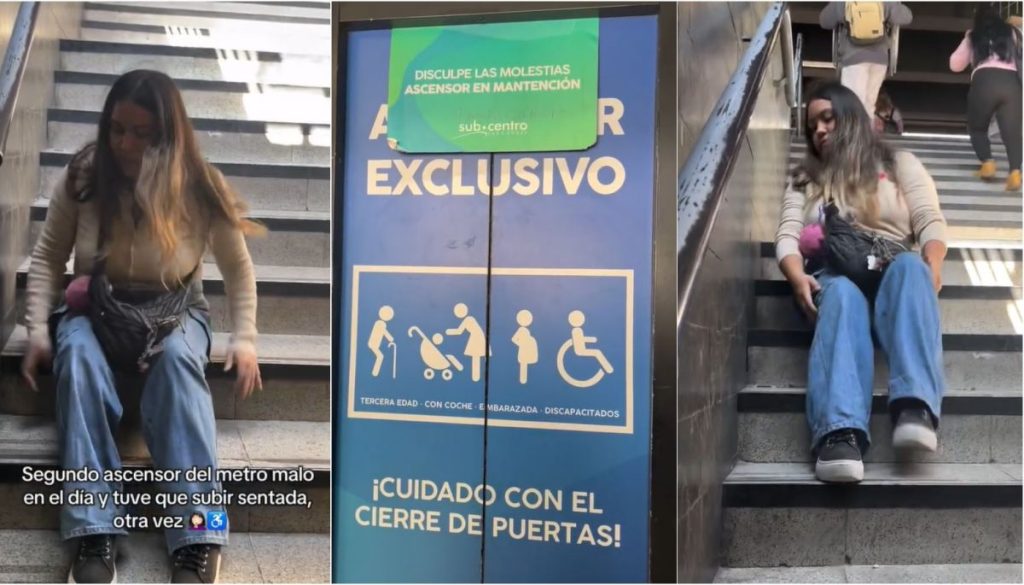 Joven en Silla de Ruedas Enfrenta Barreras de Accesibilidad en el Metro de Santiago