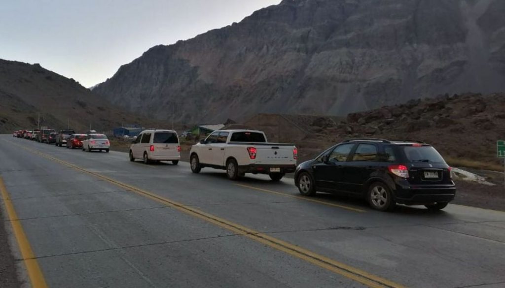Cierre del Paso los Libertadores por Mal Tiempo en Chile