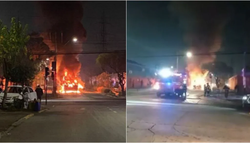 Incendian Bus en Cerro Navia: Aumenta Violencia y Daños