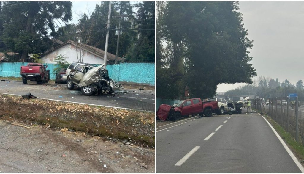 Accidente en Ruta 5 Sur Deja Seis Heridos Graves en Buin, Chile