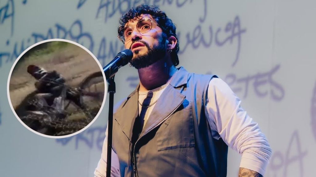 Edo Caroe sufre accidente en bicicleta durante un descenso