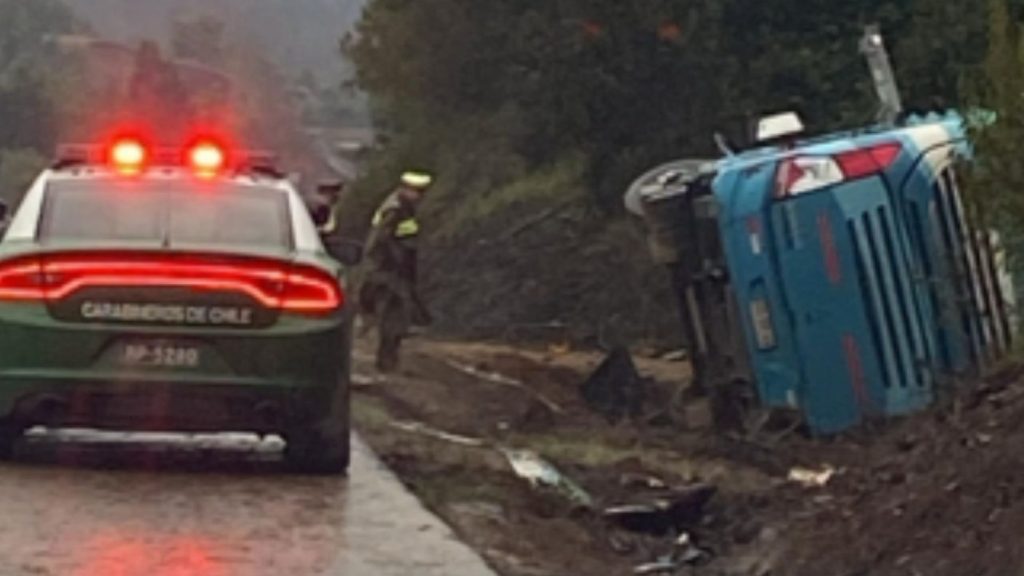 Accidente de Bus en Loncoche Deja Varios Pasajeros Heridos