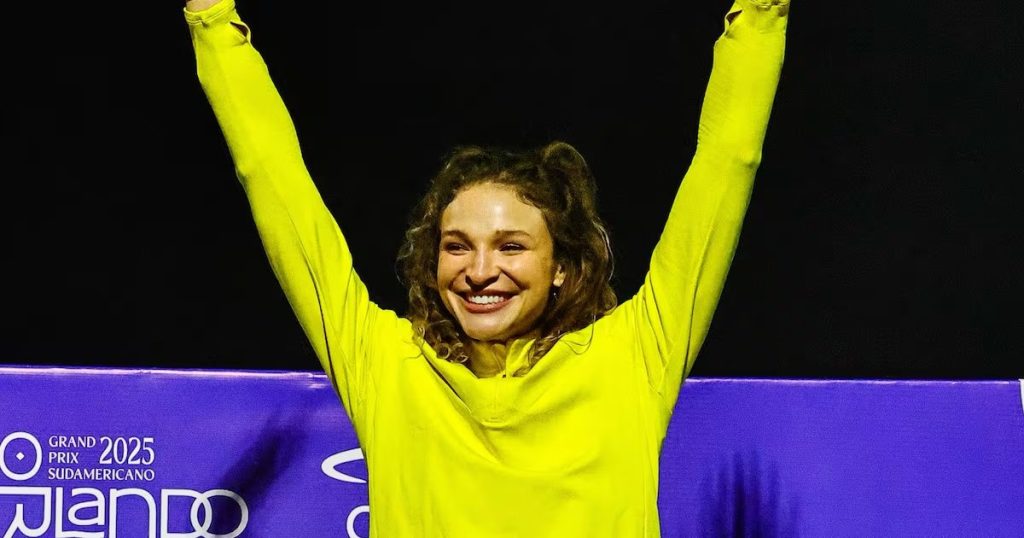 Martina Weil bate récord en 400 metros