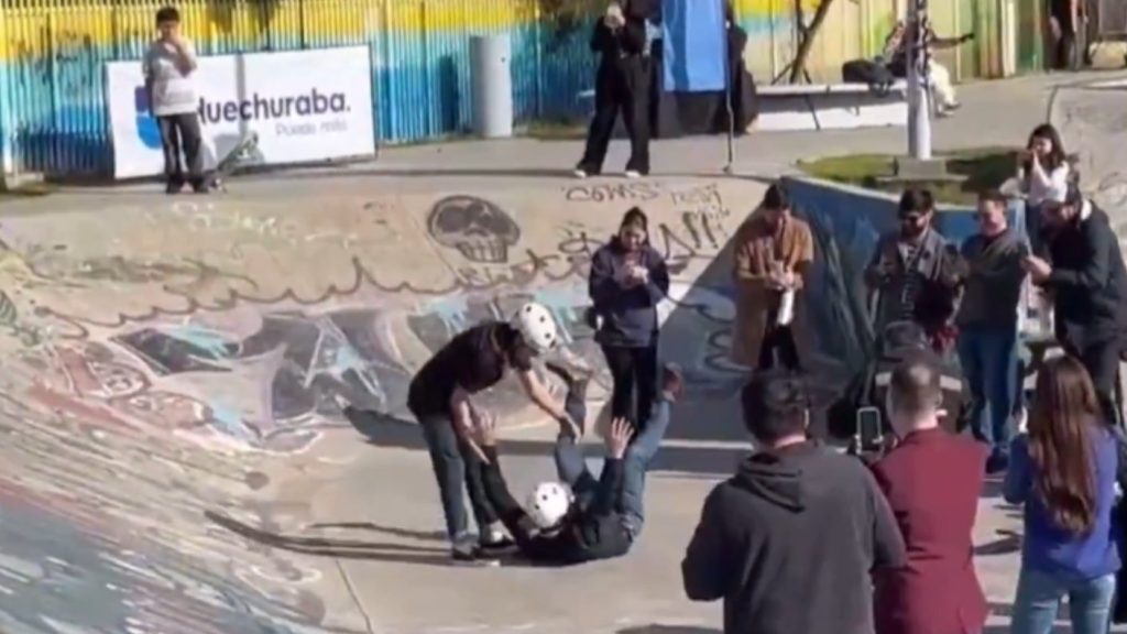 Gonzalo Durán sufre accidente durante actividad de skate en Huechuraba