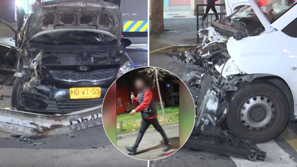 Impactante Choque en Santiago: Conductores Huyen Tras Accidente