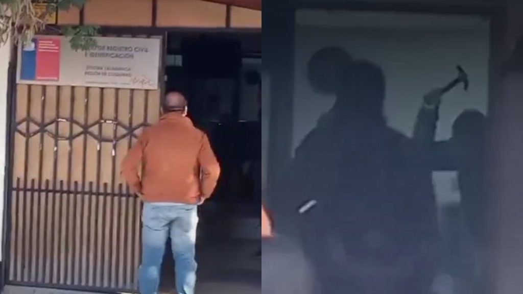 Hombre irrumpe en Registro Civil de Salamanca con machete