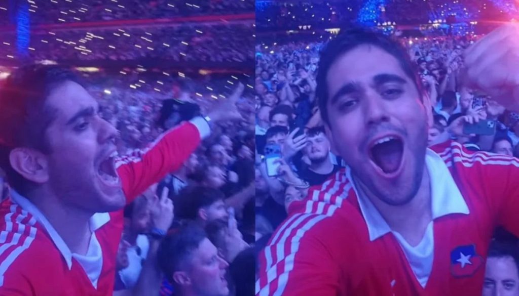 Chileno en Francia vive emocionante reencuentro con Oasis