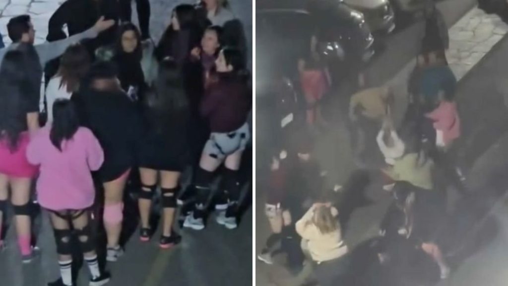 Tensión en La Florida: Pelea entre bailarinas de twerk y un grupo religioso.