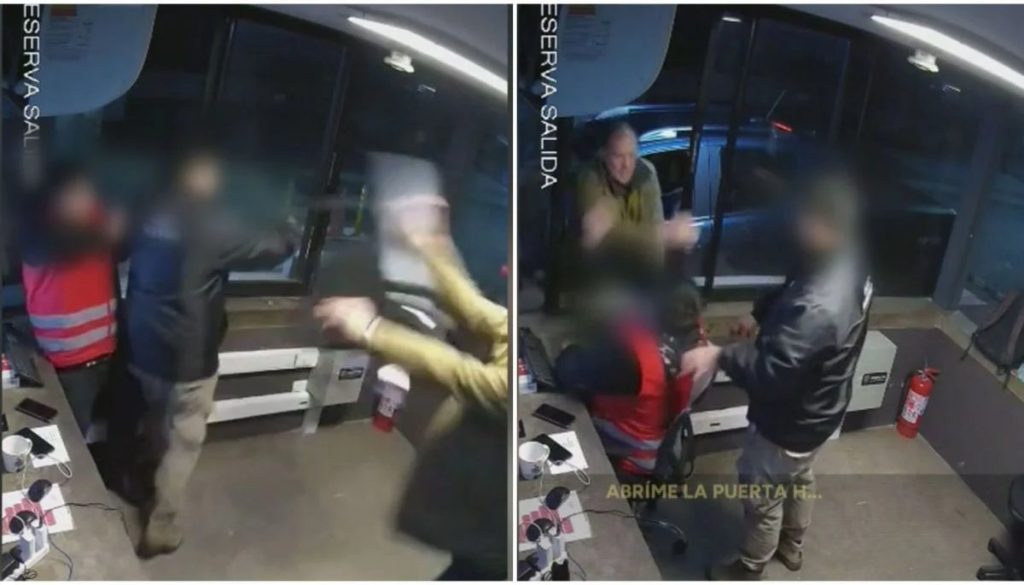 Conserjes en Chicureo sufren ataque violento de un visitante