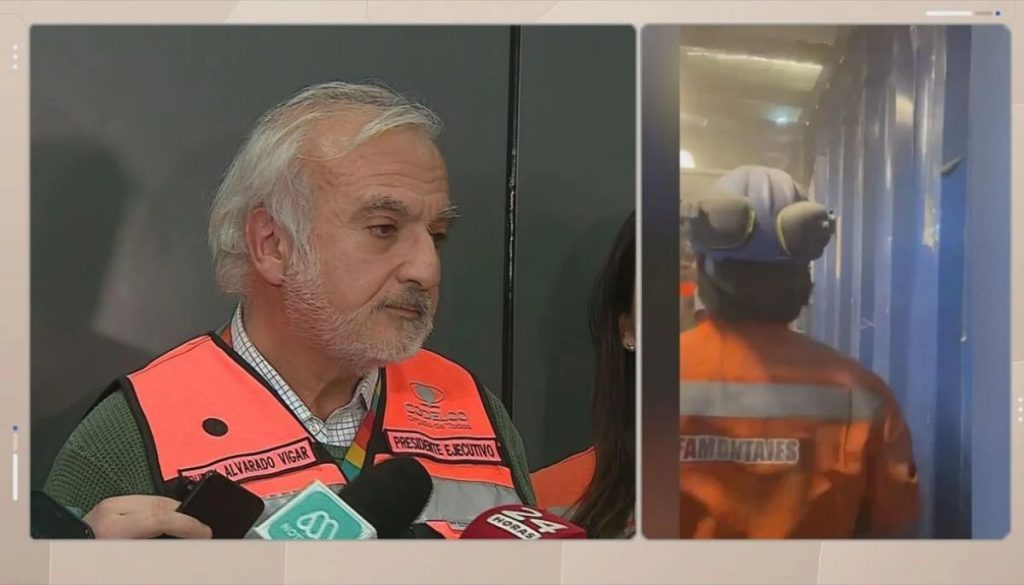 Codelco intensifica esfuerzos para rescatar a mineros atrapados
