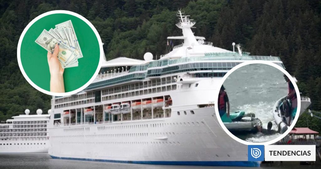 Hombre salta de un crucero para escapar de sus deudas.