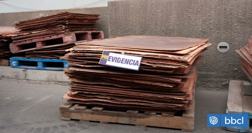 Aduanas de Bío Bío incautan 153 toneladas de cobre robado