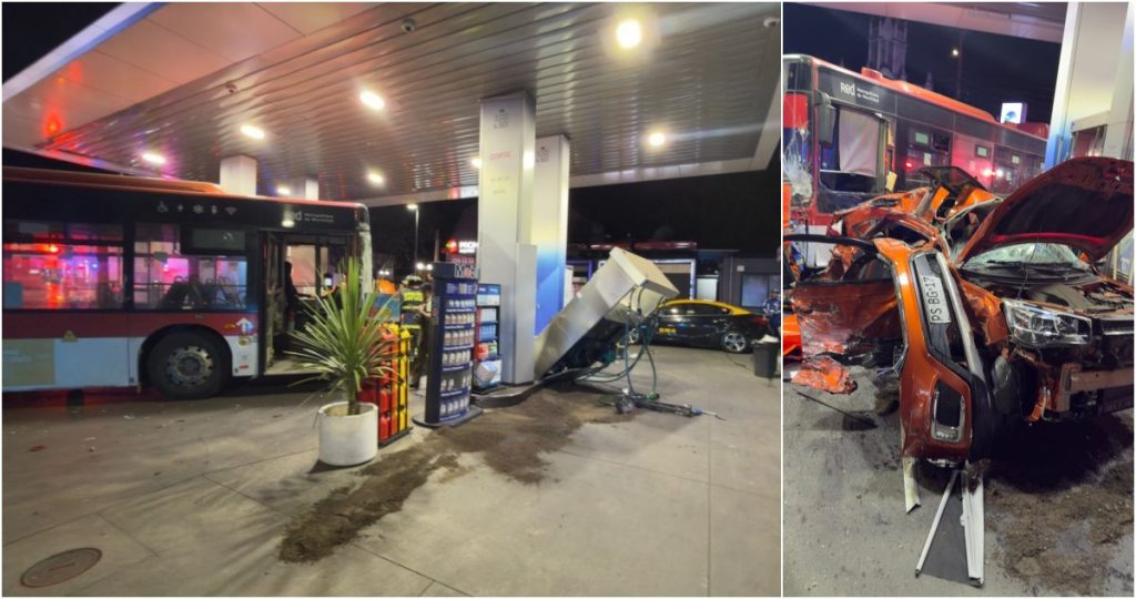 Impactante choque en Providencia deja dos delincuentes muertos.