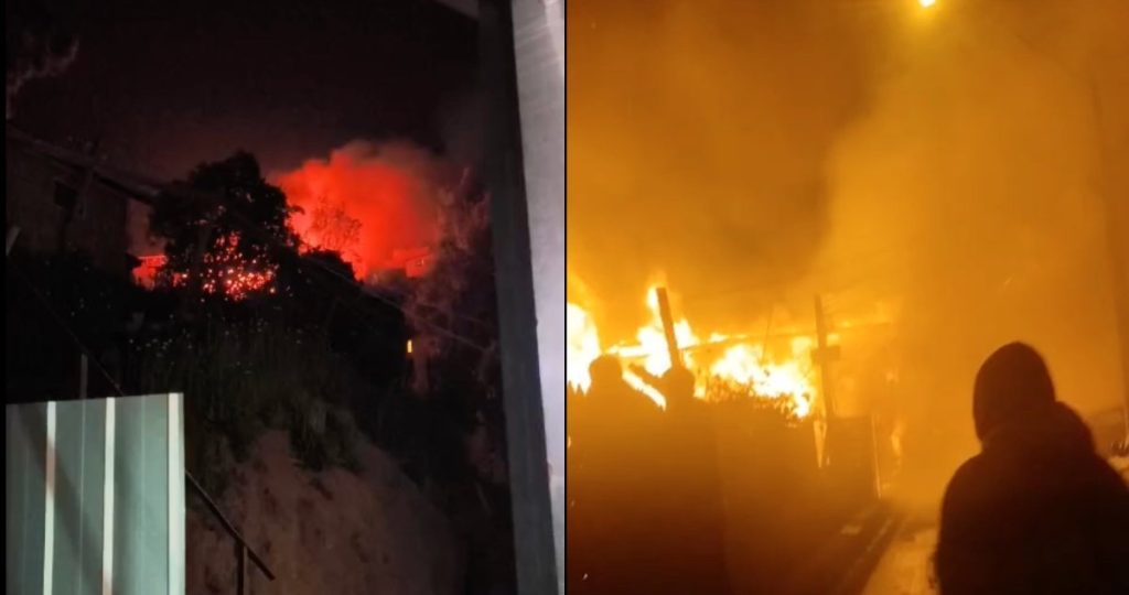 Vecinos de Viña del Mar claman por la urgente presencia del cuerpo de bomberos