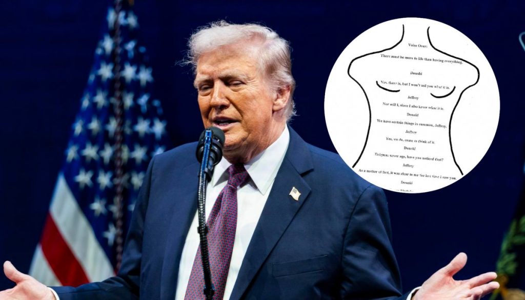 Donald Trump desmiente su firma en carta relacionada con Epstein