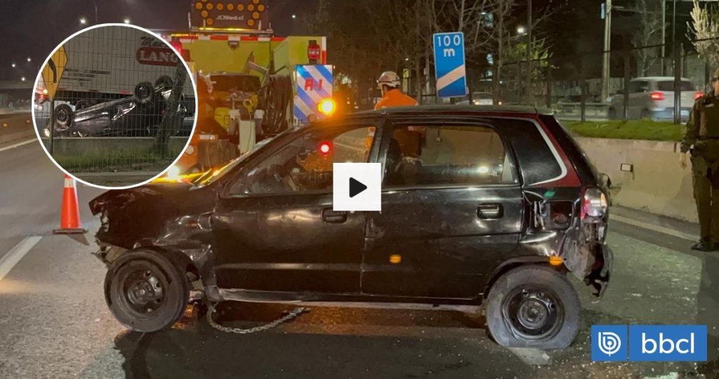 Incidente en Ruta 5: Vehículo Vuelca y Sus Ocupantes Huyen