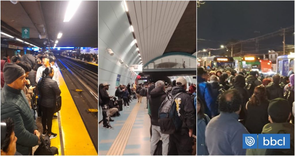 Servicio del Metro de Santiago enfrenta interrupciones críticas