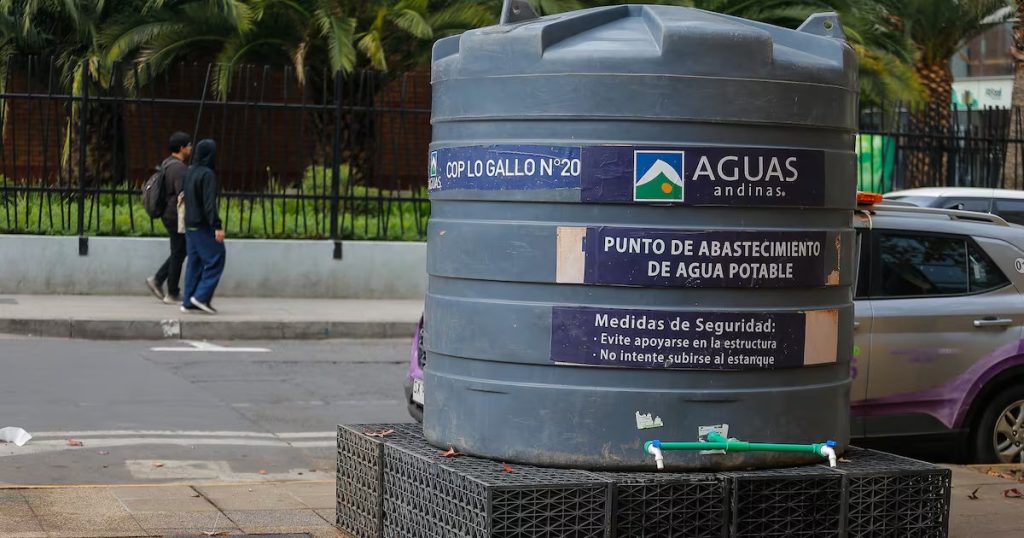 Corte de agua en Santiago: Puntos clave para el abastecimiento