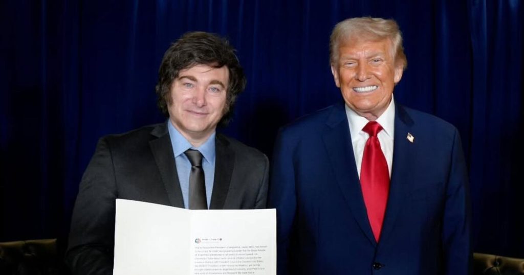 Optimismo en Argentina tras respaldo de Trump a Milei