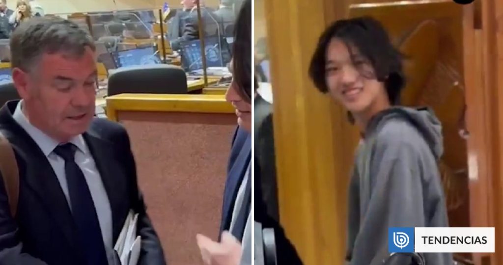 Ethan Guo y su curioso encuentro en el Congreso de Chile