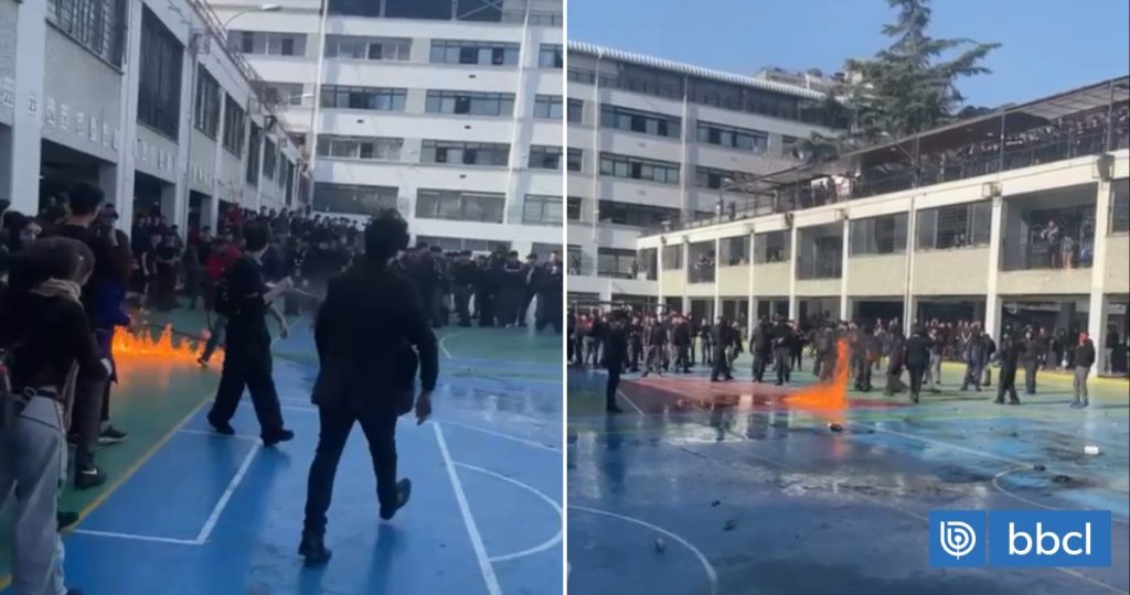 Profesor del Instituto Nacional escapa de ataque con molotov