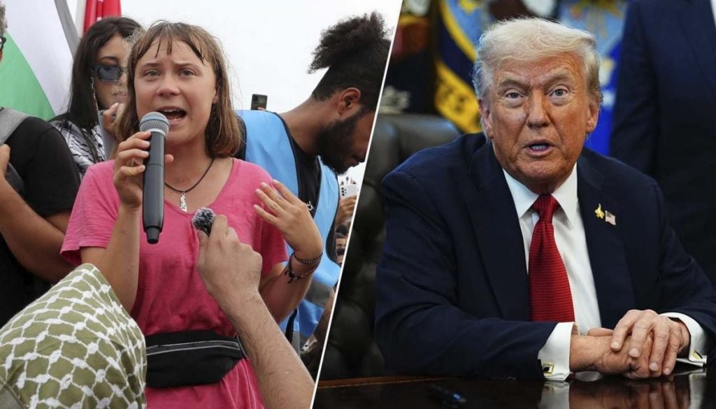 Greta Thunberg desafía a Trump en un tenso intercambio verbal
