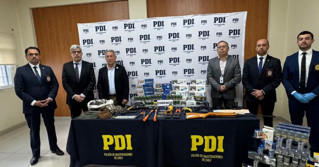 Desmantelan red de robo de cobre en el sur de Chile