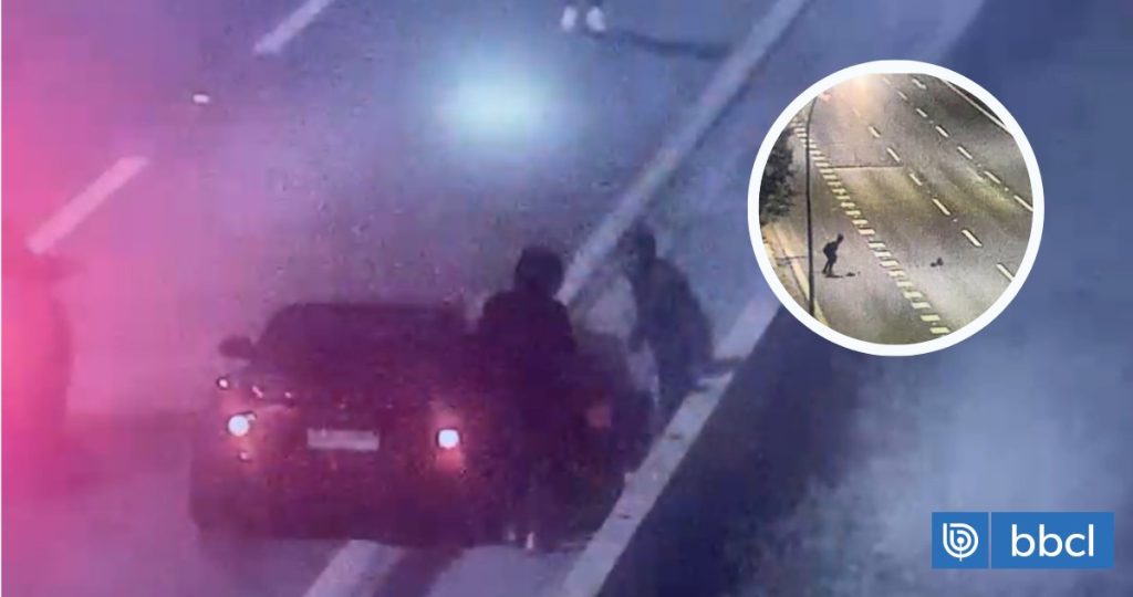 Asalto simulado en Autopista Central deja un detenido