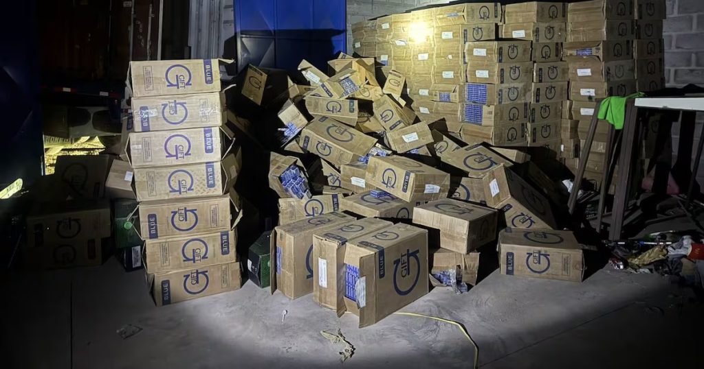 Incautación millonaria de cigarrillos de contrabando en Tarapacá