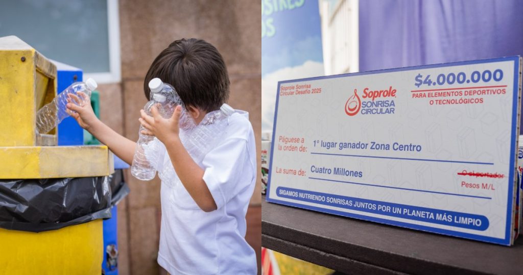 Escuela de San Antonio destaca en concurso de reciclaje Soprole