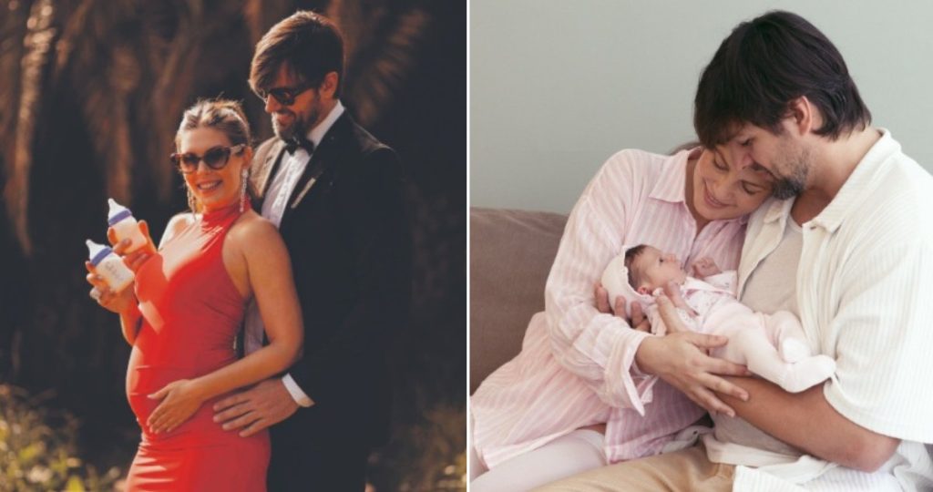Eugenia Lemos celebra la llegada de su hija Alegra con bellas imágenes