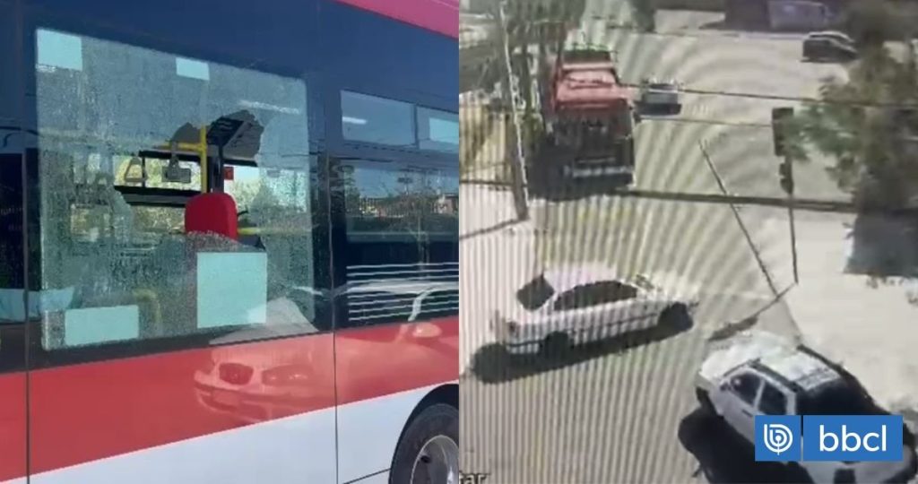 Confrontación en PAC deja daños en bus de la RED y dos heridos