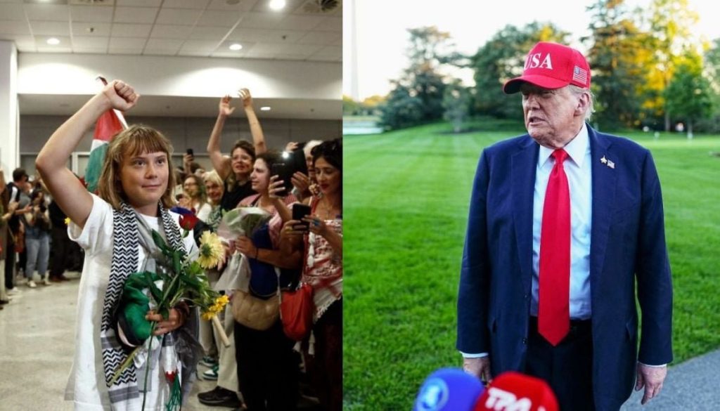 Trump critica a Greta Thunberg por su activismo en Gaza y el cambio climático
