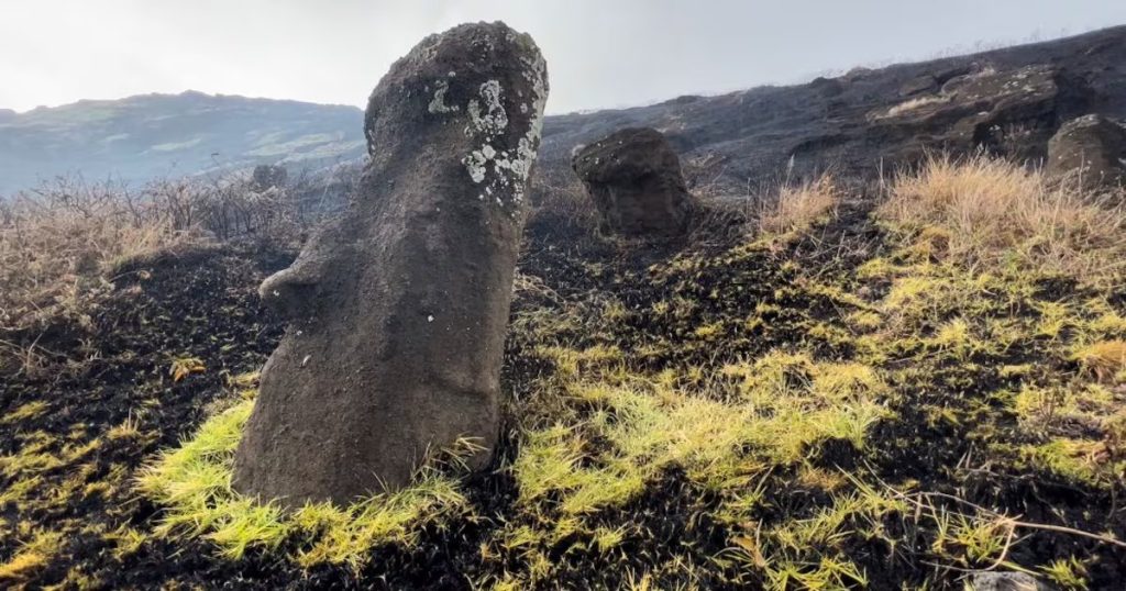 Incendio Forestal en Isla de Pascua Amenaza Área Protegida