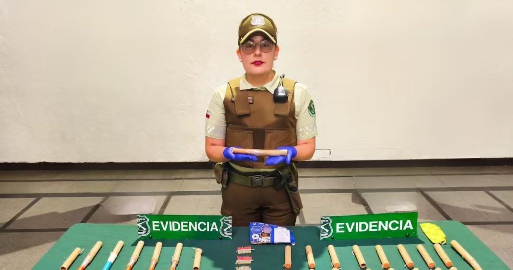 Operativo en Santiago acaba con incautación de fuegos artificiales