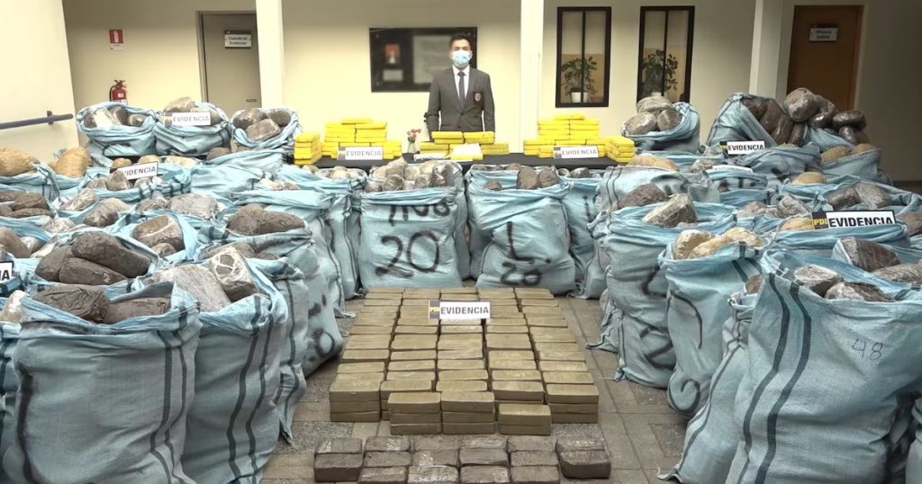 Incautación masiva de drogas en Chile: un duro golpe al narcotráfico.