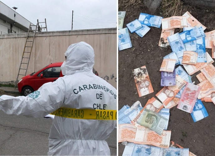 Declaración a detectives de la PDI y rastreo en sitio eriazo: las diligencias de Carabineros por el robo millonario a Brinks