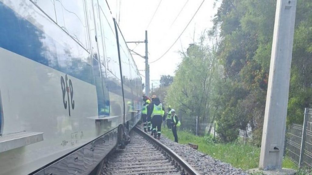 Vagón del Metro de Valparaíso descarrila en Quilpué