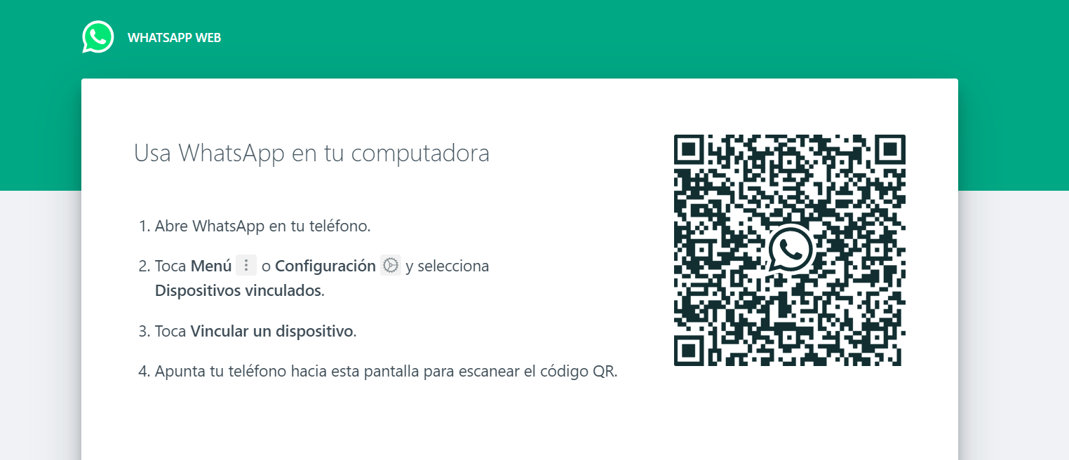 Aplicación de WhatsApp para PC