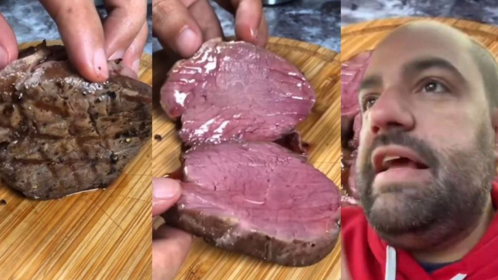 Chileno causa debate tras publicar video sobre la cocción ideal para un asado