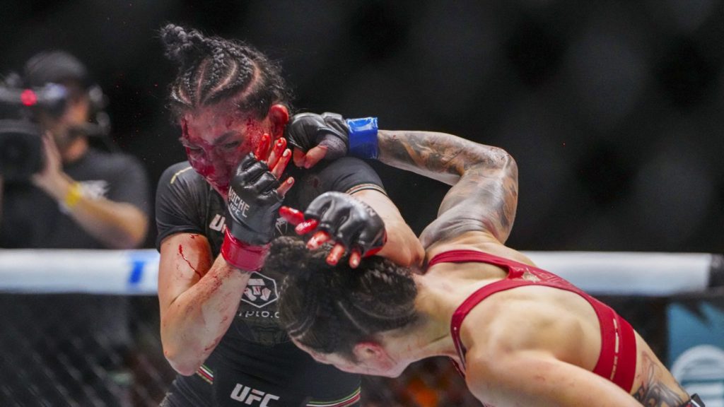 Imágenes sensibles: Peleadora de UFC queda con su rostro desfigurado tras combate