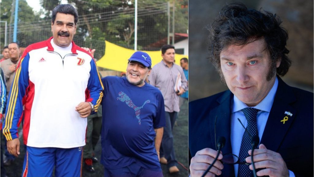 "Jálale las patas a Milei": El mensaje de Maduro al espíritu de Maradona