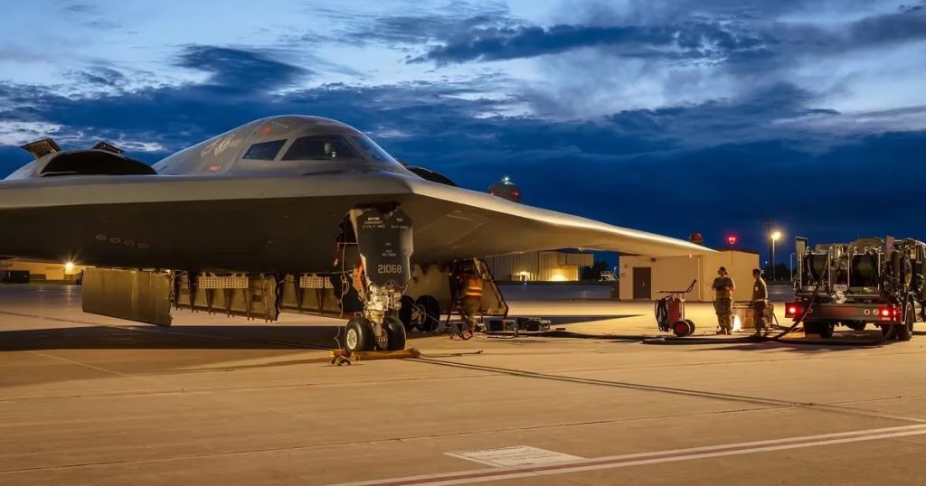 Ataques Nucleares de EE.UU. en Irán - Bombarderos B-2 en Simulacro Nuclear de EE.UU. en Irán